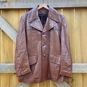SALE 1970s Leather Jacket